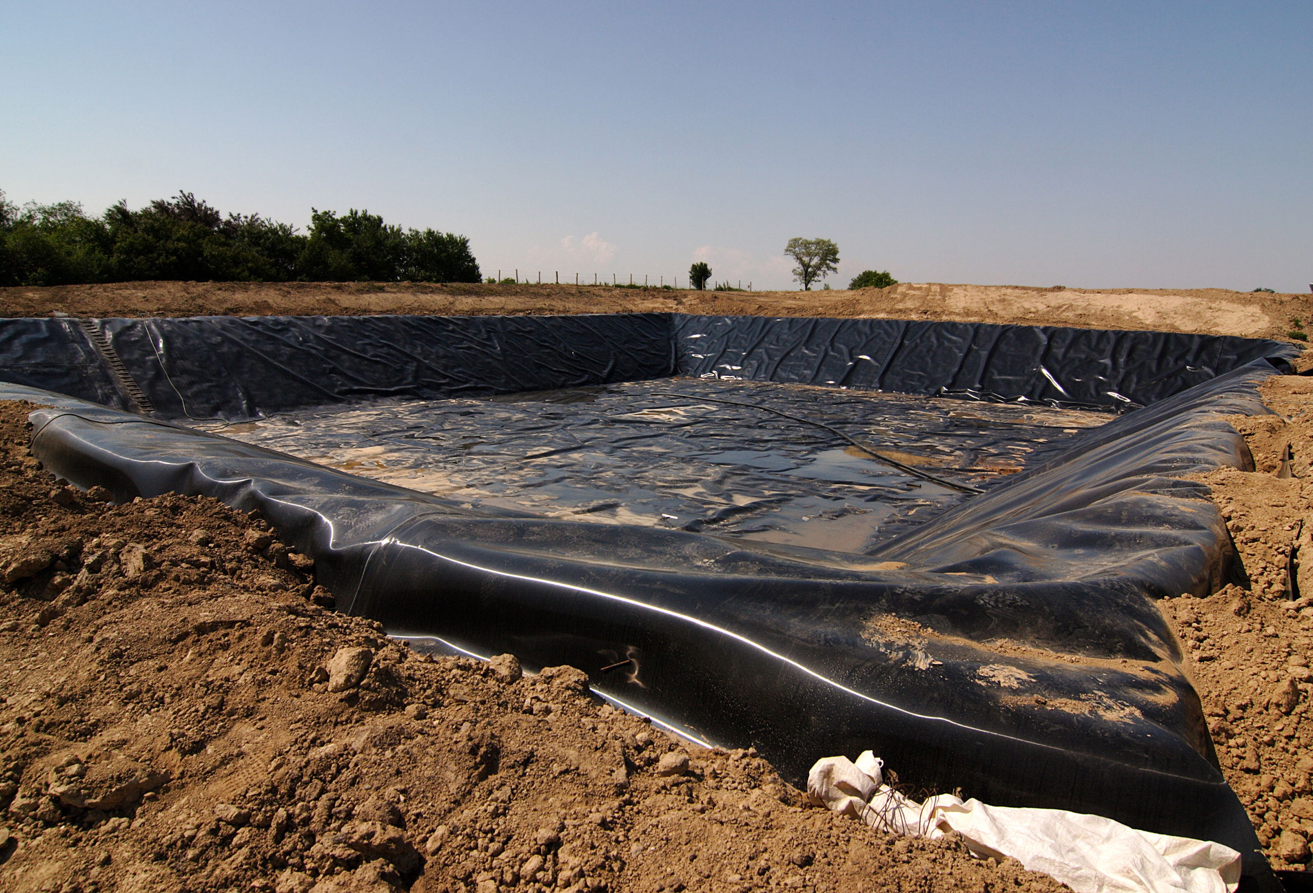 Preparing for a new water feature