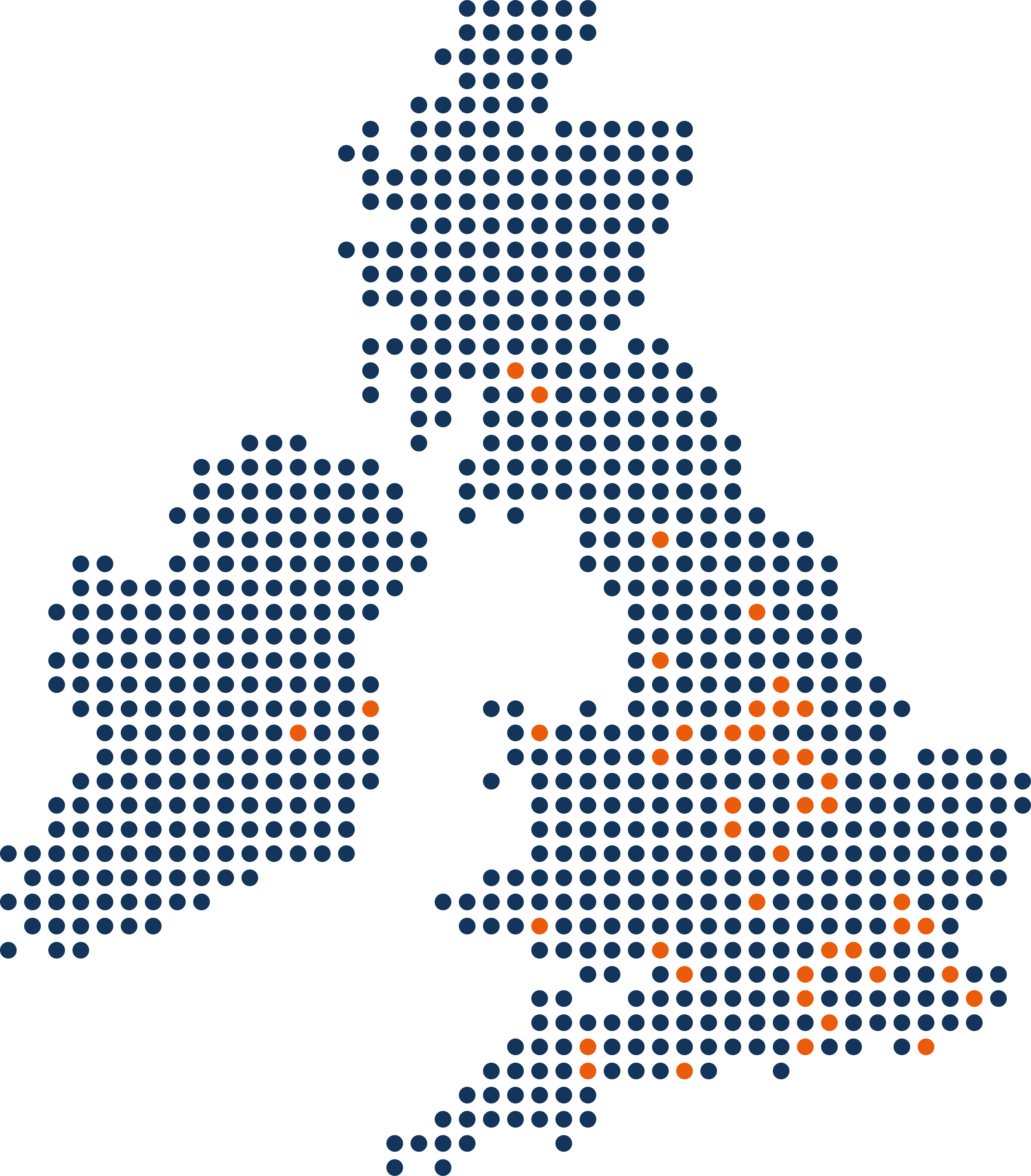 Site map of Infrastructure locations
