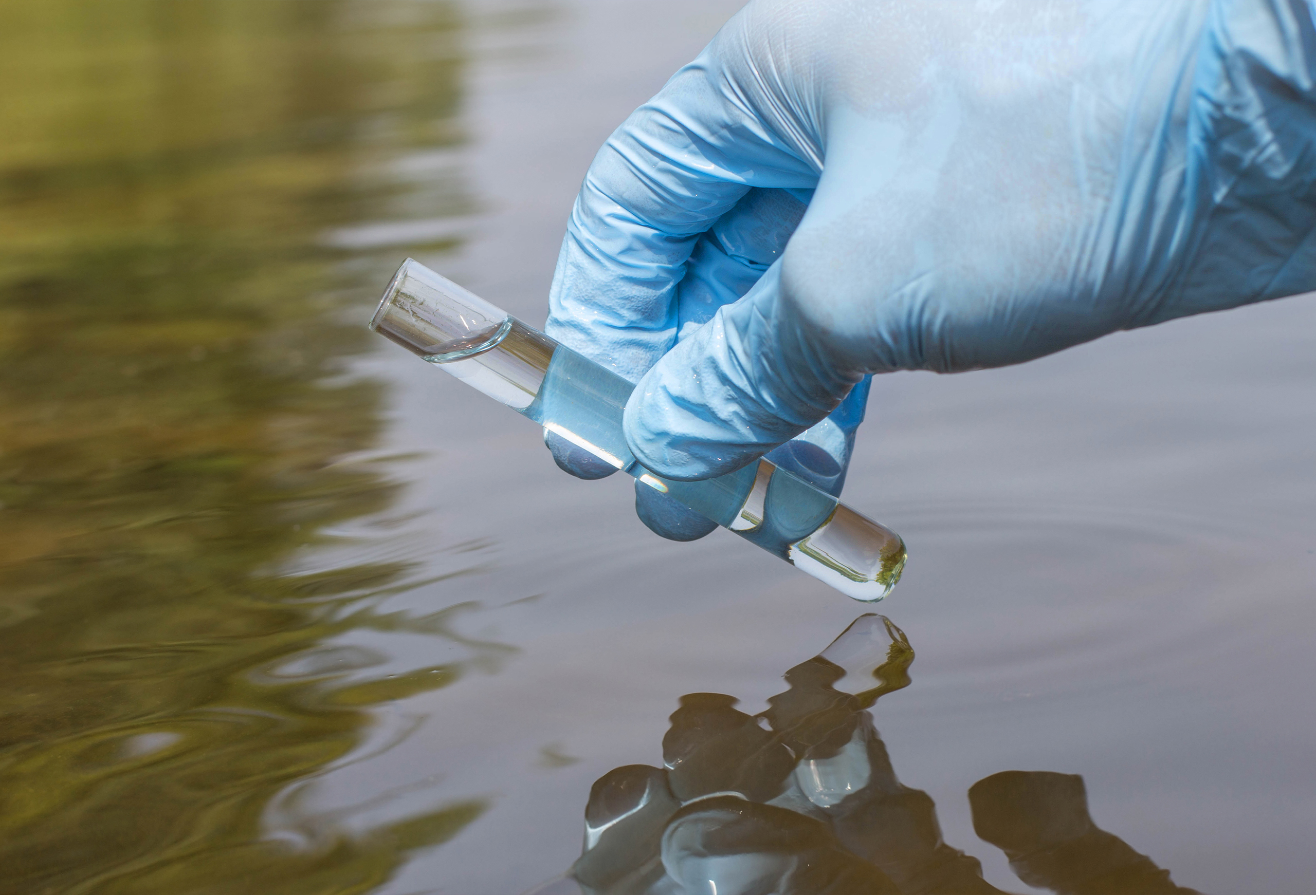 Collecting water samples