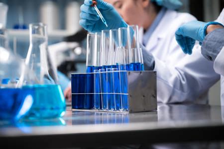 Water Testing Laboratory test tubes