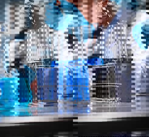 Water Testing Laboratory test tubes